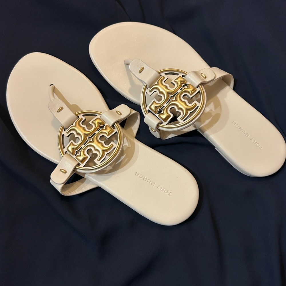 Tory Burch Women's Cream Sandals